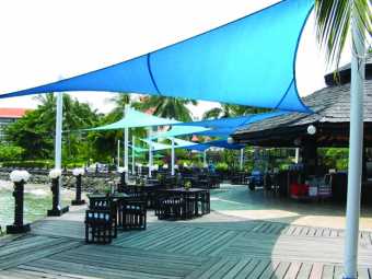 Fabrics suited to Shade Sails