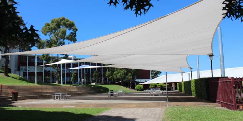 Case Study: Fire Retardant Shade Sails, Oakhill College